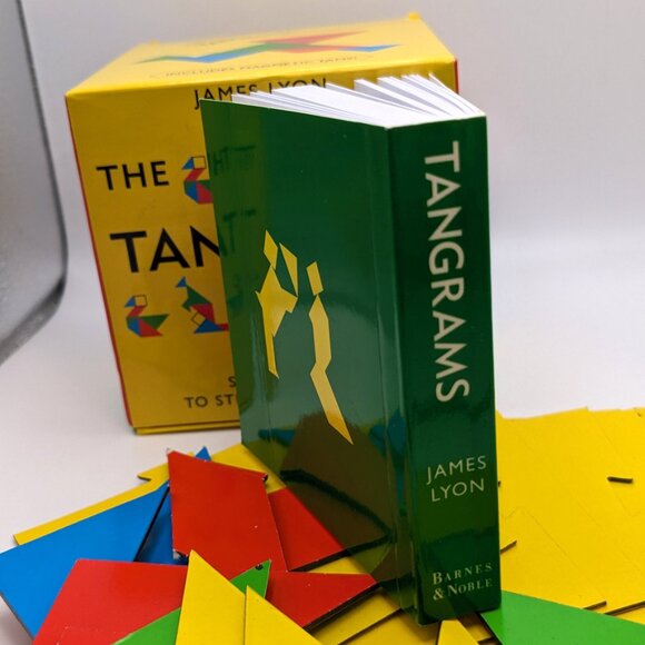 The Tangrams Box: Shape Puzzles to Stretch Your Brain Over 200 Puzzles! Magnetic - Picture 14 of 16
